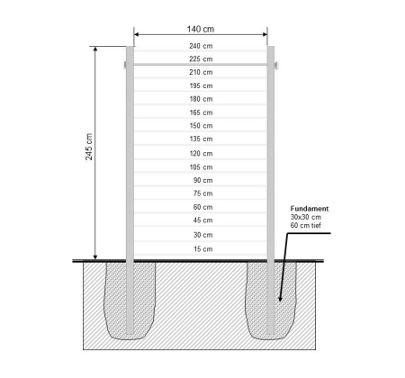 Gymnastic bar is multi-adjustable in height